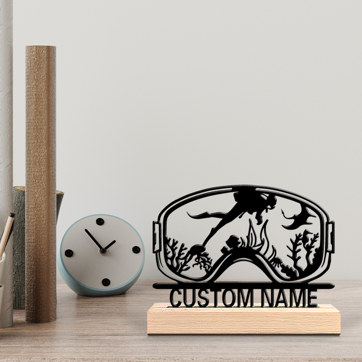 1pc Dekorasi Dinding Kayu Cust - Home Decor Unique ulasan dan harga
