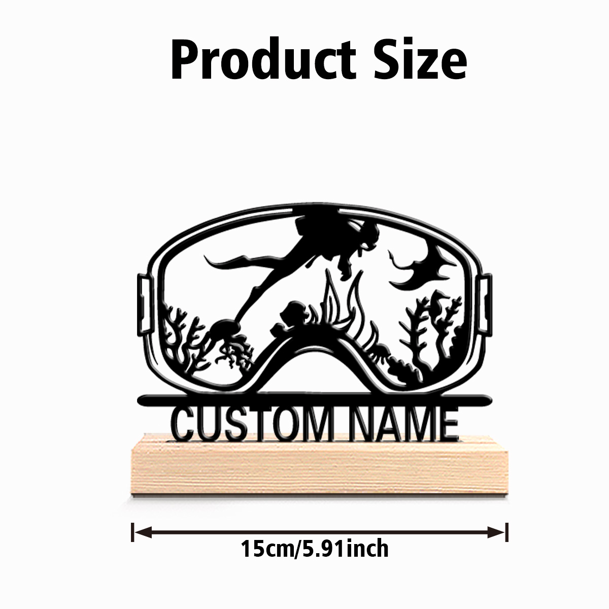 1pc Dekorasi Dinding Kayu Cust - Home Decor Unique ulasan dan harga