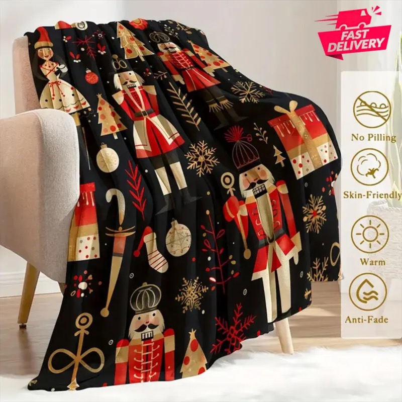Selimut Natal Rusa Hadiah Libu - Home Xmas Decor Ideas ulasan dan harga