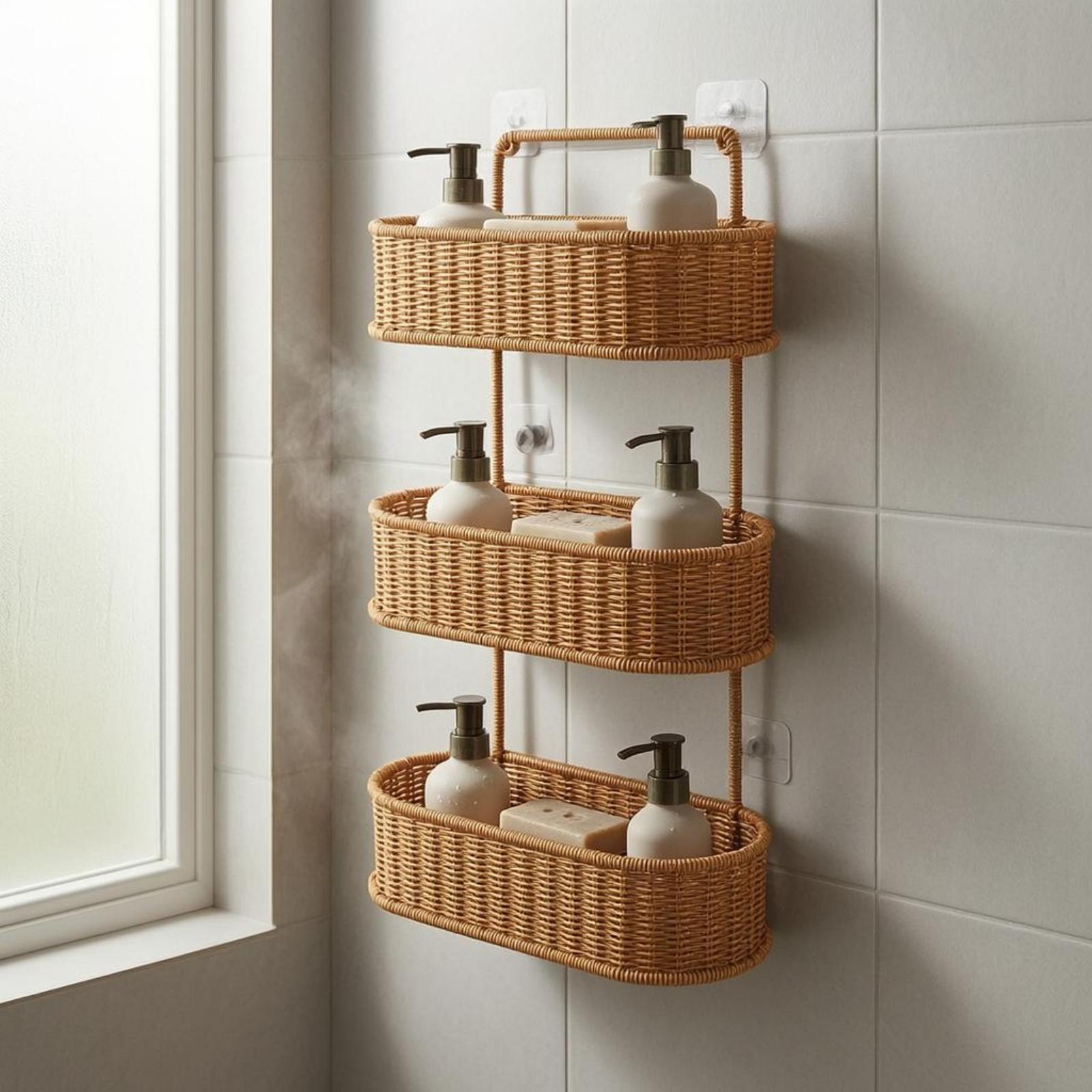 Keranjang Penyimpanan Anyaman  - Woven Wall Basket ulasan dan harga