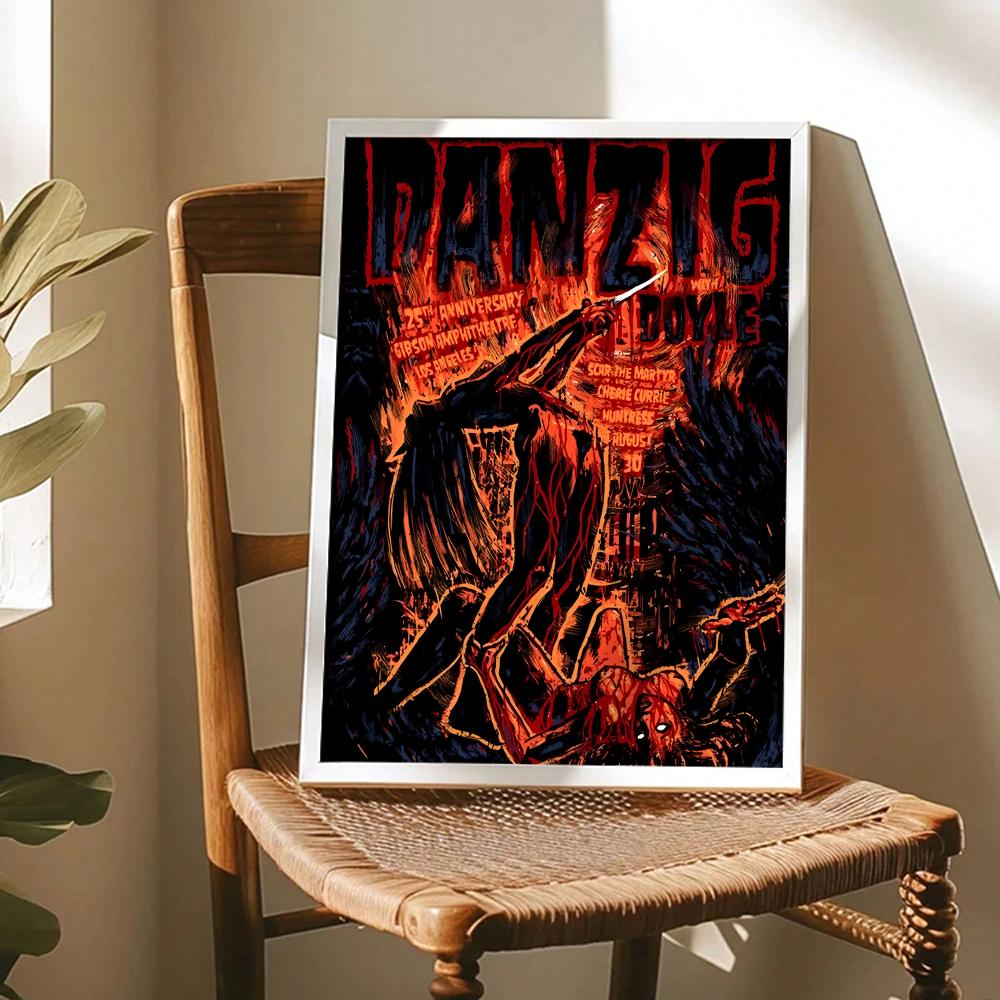 Poster Band Heavy Metal D-Danz - Home Decor Living Room Ideas ulasan dan harga