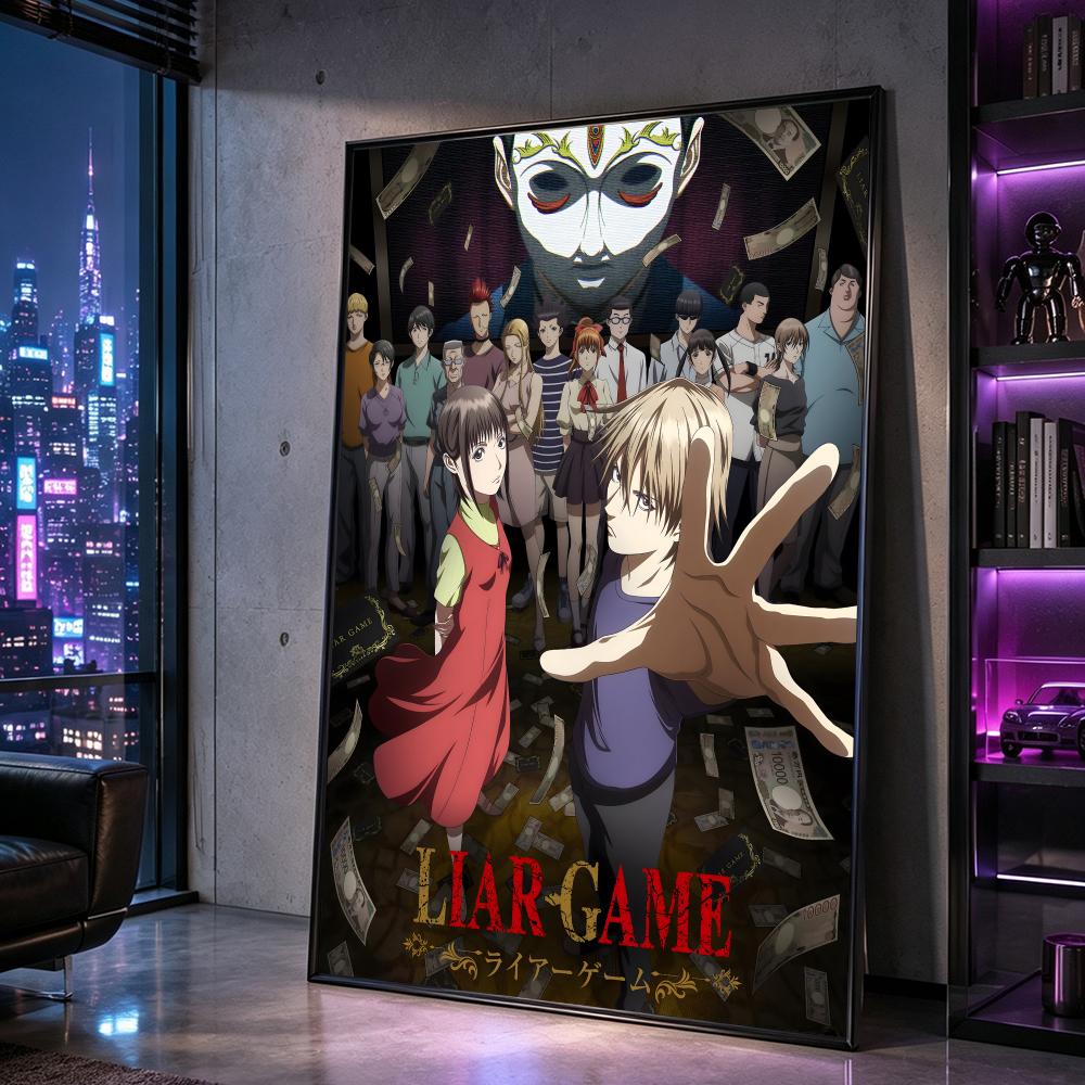 Poster Manga Liar Game, Cetaka - Home Decor Living Room Ideas ulasan dan harga