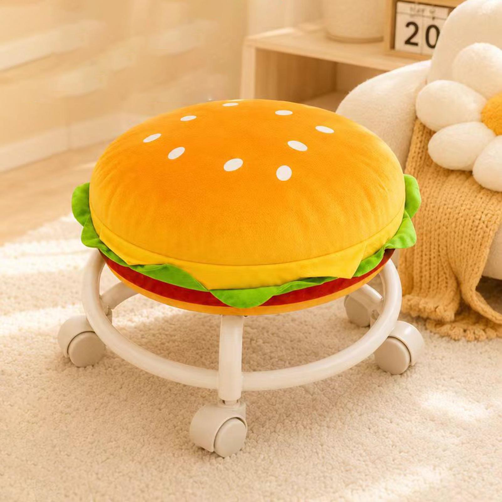 Bangku Beroda Bentuk Hamburger - Home Decor On Wheels ulasan dan harga