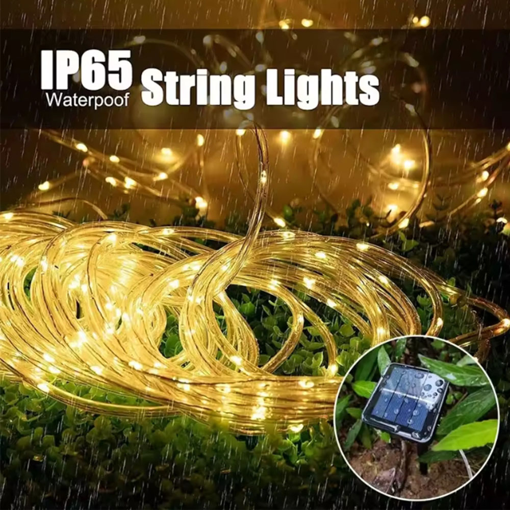 Lampu Tali LED Tenaga Surya un - Rope Light Decoration ulasan dan harga