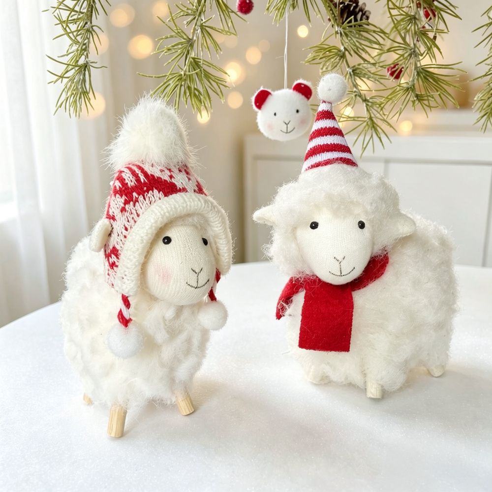 Ornamen Boneka Domba Kreatif,  - Home Xmas Decor Ideas ulasan dan harga