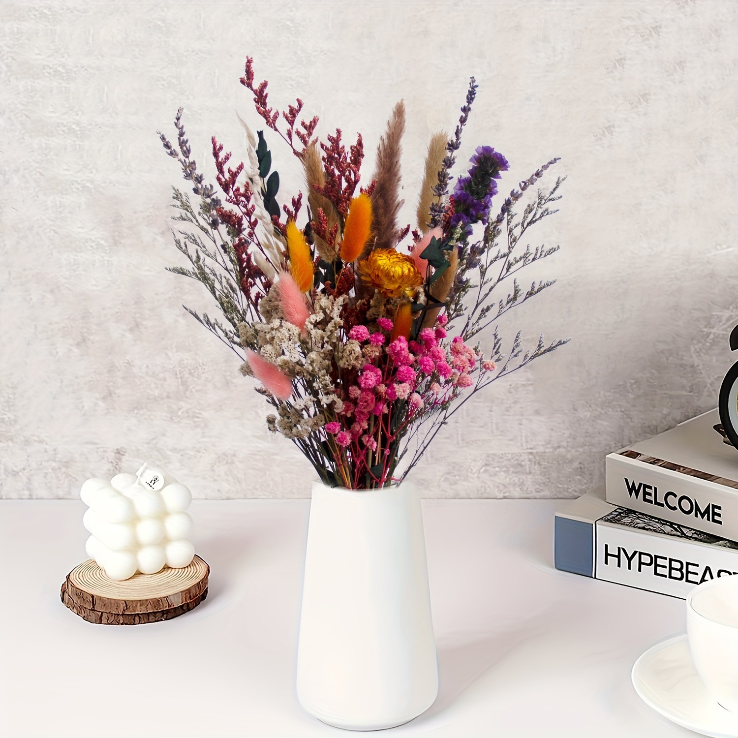 Buket Bunga Baby's Breath Keri - Home Decor Minimalist Style ulasan dan harga
