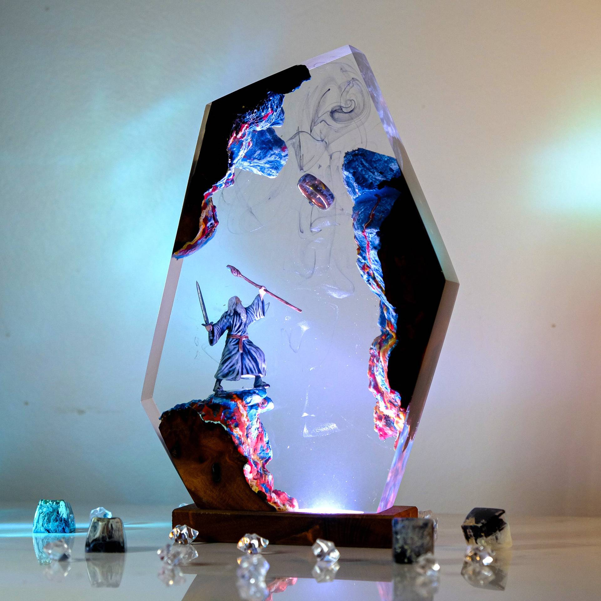 Lampu Resin Figur Adegan Film  - Home Decor Unique ulasan dan harga