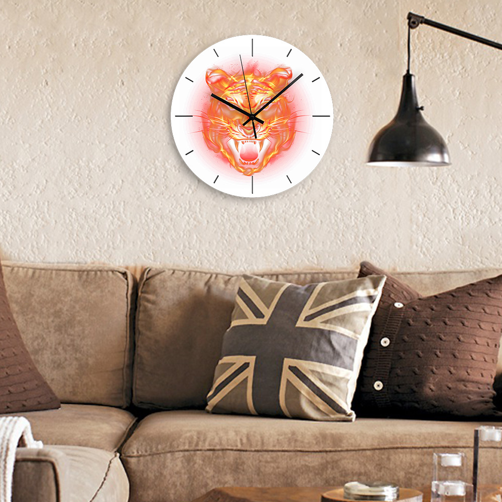 Jam Dinding Harimau Marah untu - Home Decor On Amazon ulasan dan harga