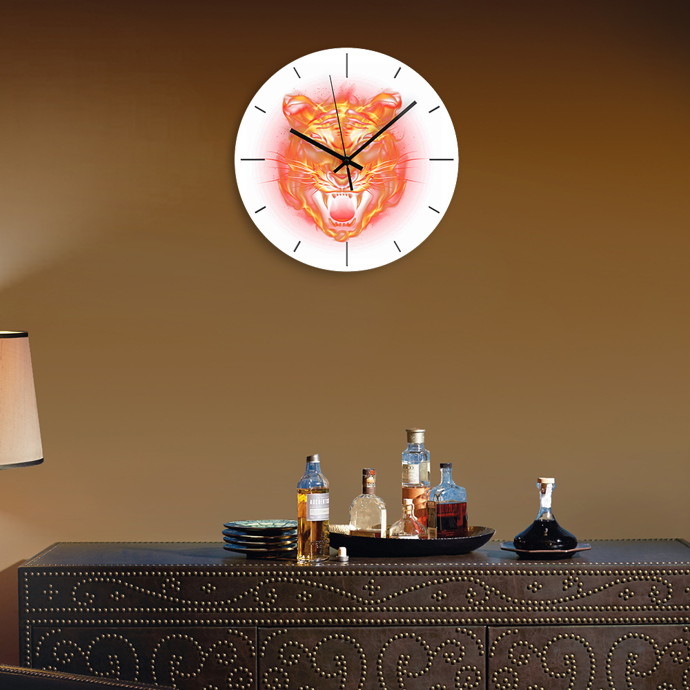 Jam Dinding Harimau Marah untu - Home Decor On Amazon ulasan dan harga
