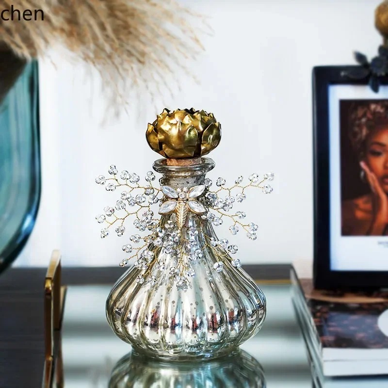 - Botol Parfum Kaca Berhias Ma - Home Decor Glass ulasan dan harga