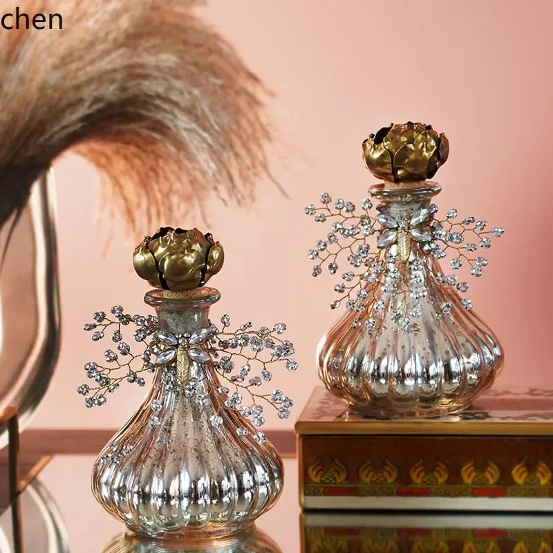 - Botol Parfum Kaca Berhias Ma - Home Decor Glass ulasan dan harga