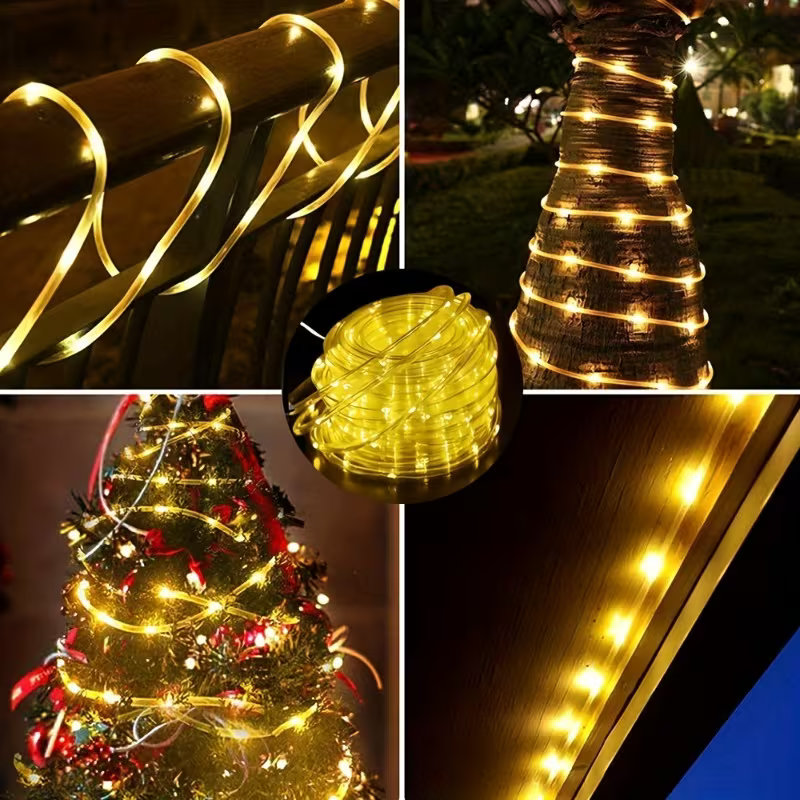 Lampu Tali Tenaga Surya Tahan  - Rope Light Decoration ulasan dan harga