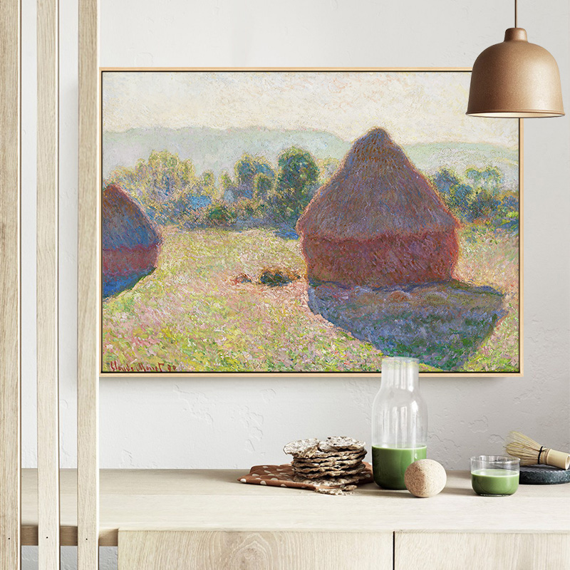 Lukisan Kanvas Poster Monet Te - Home Decor Japandi ulasan dan harga