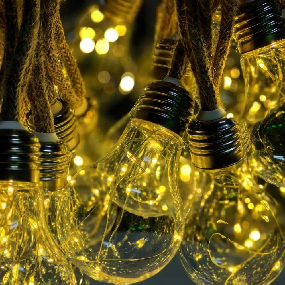 Lampu Tali LED Vintage 5M10LED - Rope Light Decoration ulasan dan harga