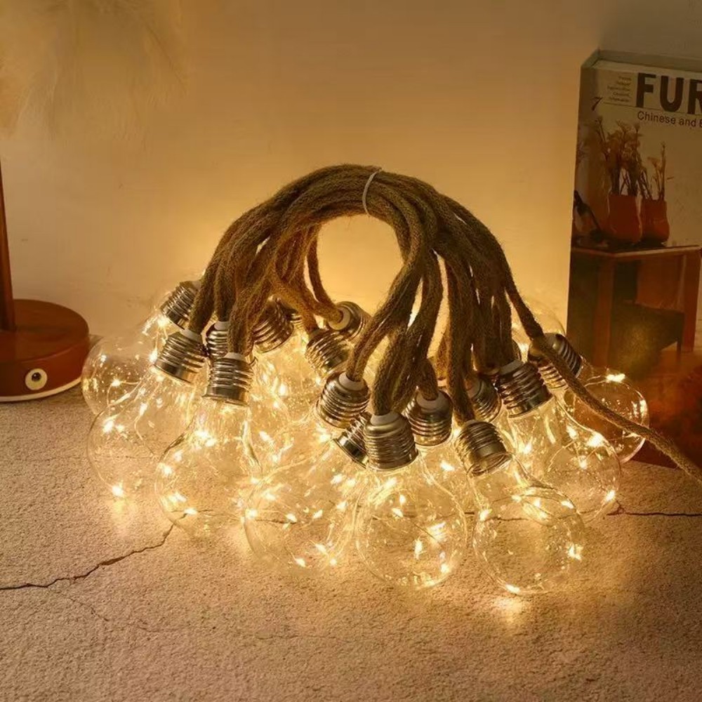 Lampu Tali LED Vintage 5M10LED - Rope Light Decoration ulasan dan harga