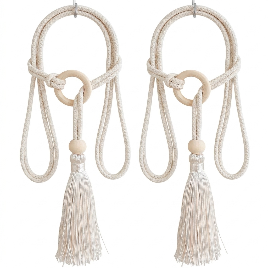 Penahan Gorden 1 Pasang, Tali  - Rope Light Decoration ulasan dan harga
