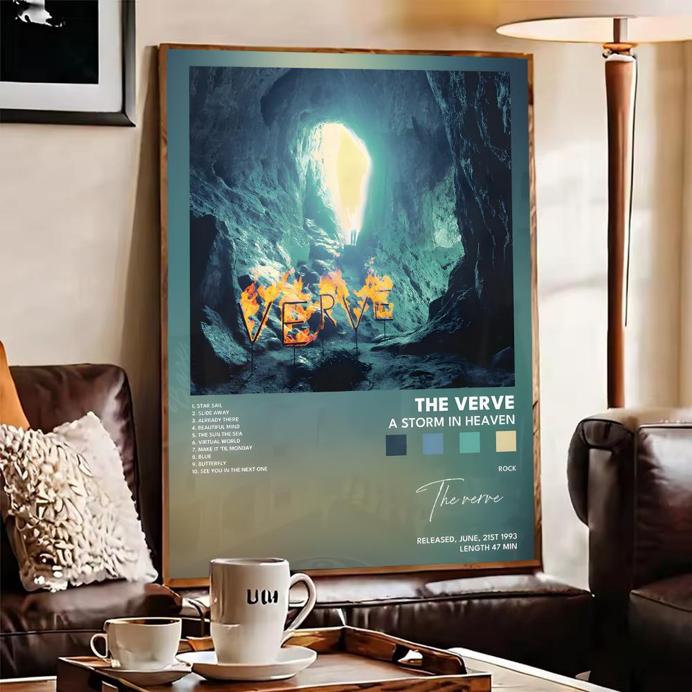 Poster Album V-Verve Stiker Di - Home Decor Living Room Ideas ulasan dan harga