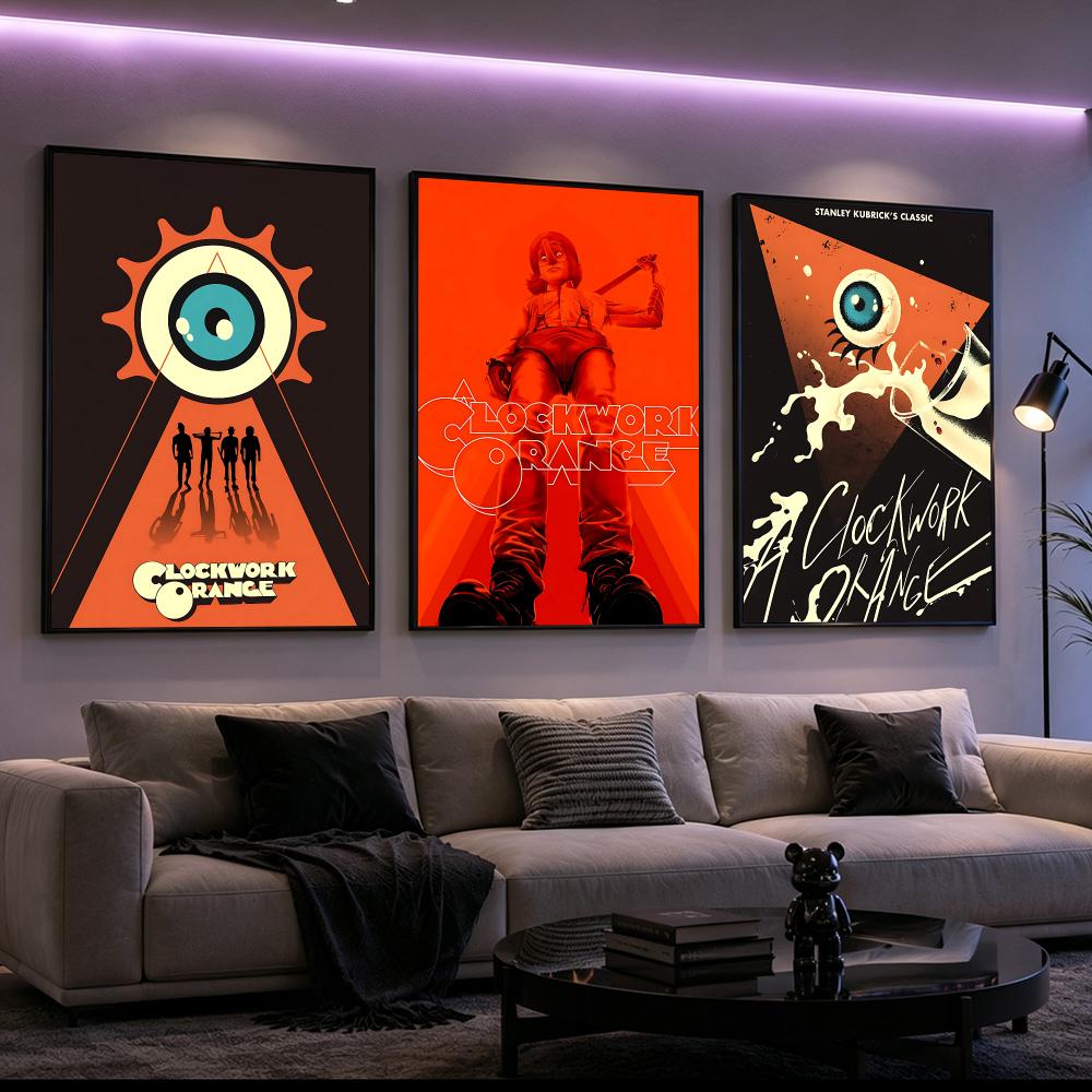 Poster A Clockwork Orange, Cet - Home Decor Living Room Ideas ulasan dan harga
