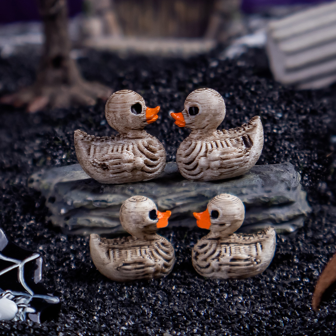 Ornamen Patung Bebek Tengkorak - Home Decor Resin ulasan dan harga