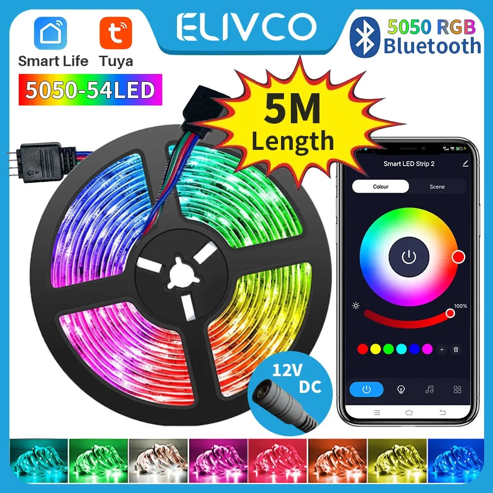 Tuya Strip lampu LED hidup cer - Rope Light Decoration ulasan dan harga