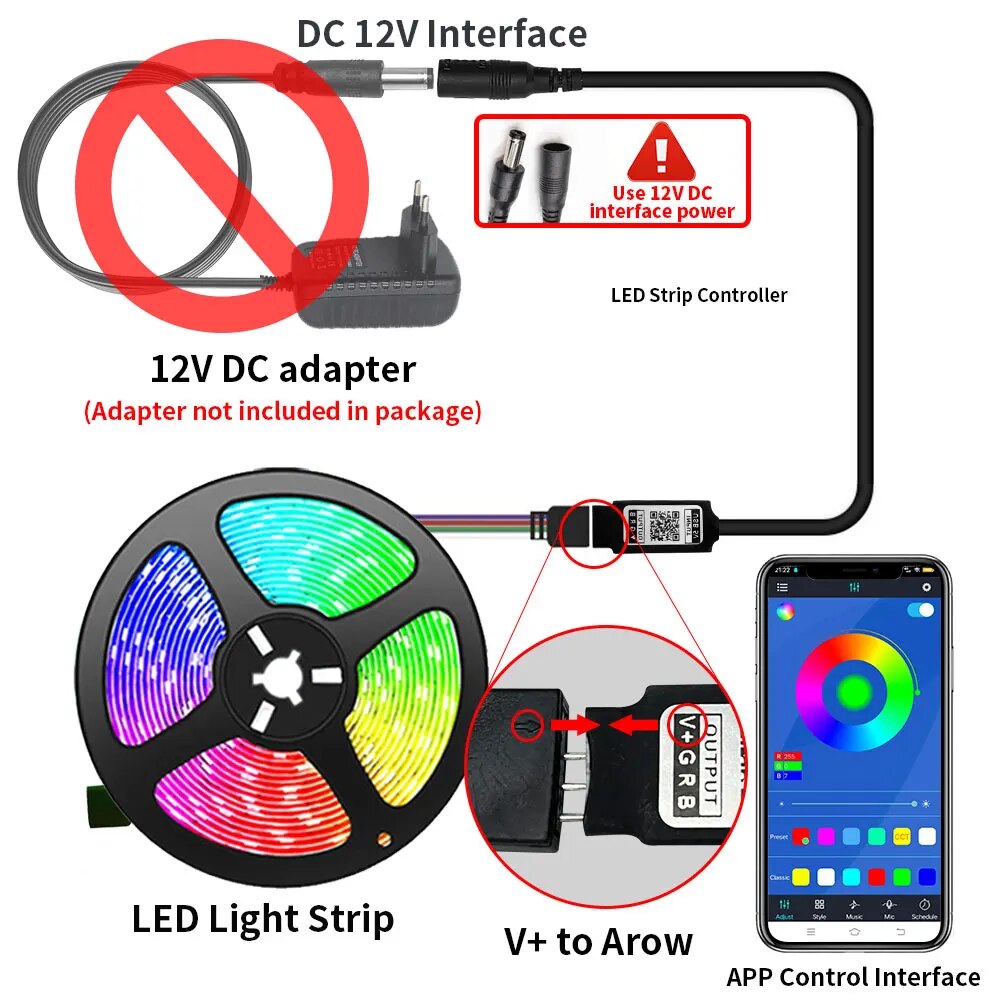 Tuya Strip lampu LED hidup cer - Rope Light Decoration ulasan dan harga