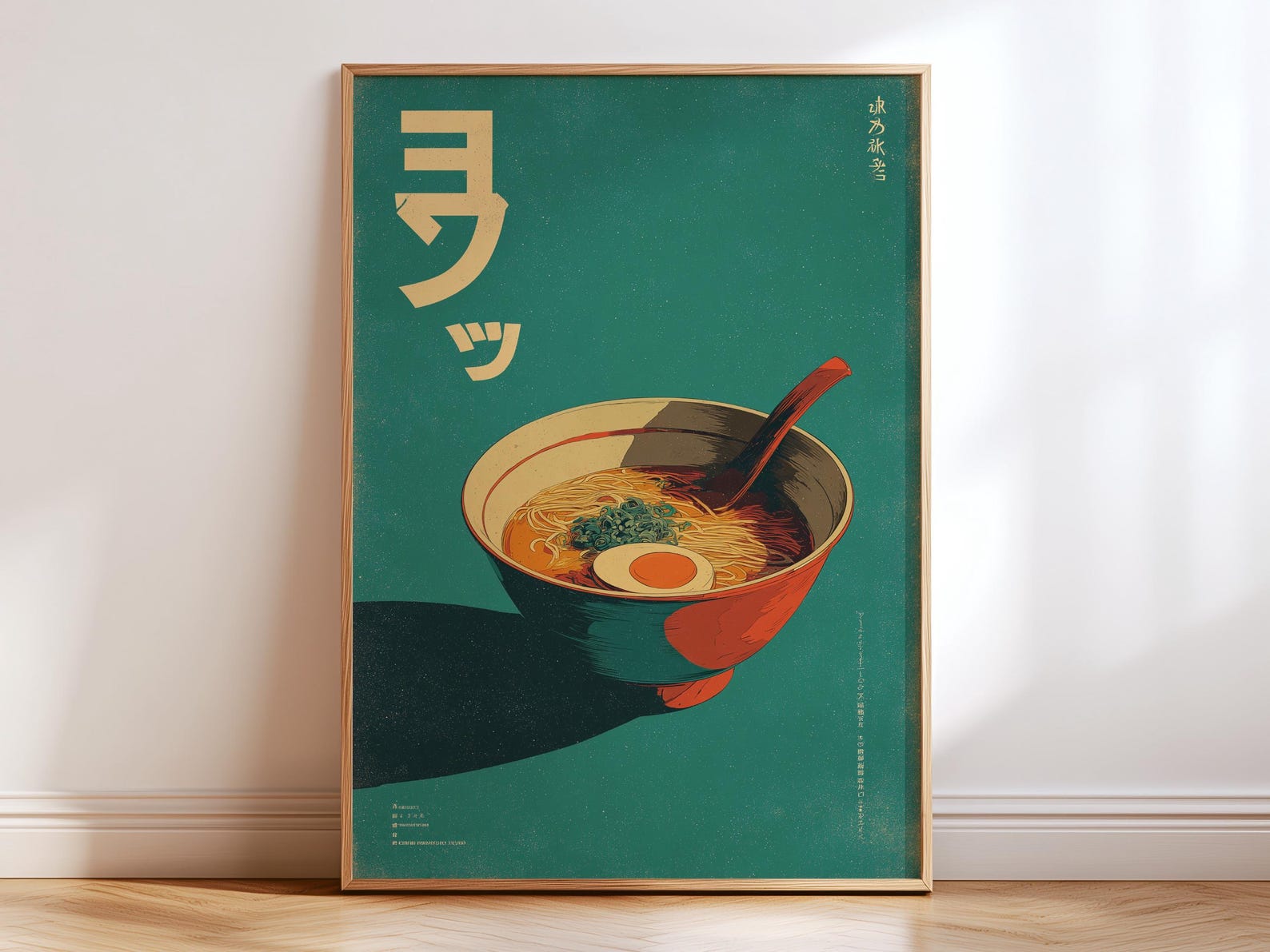 Cetakan Seni Kanvas Ramen Jepa - Home Decor Minimalist Style ulasan dan harga