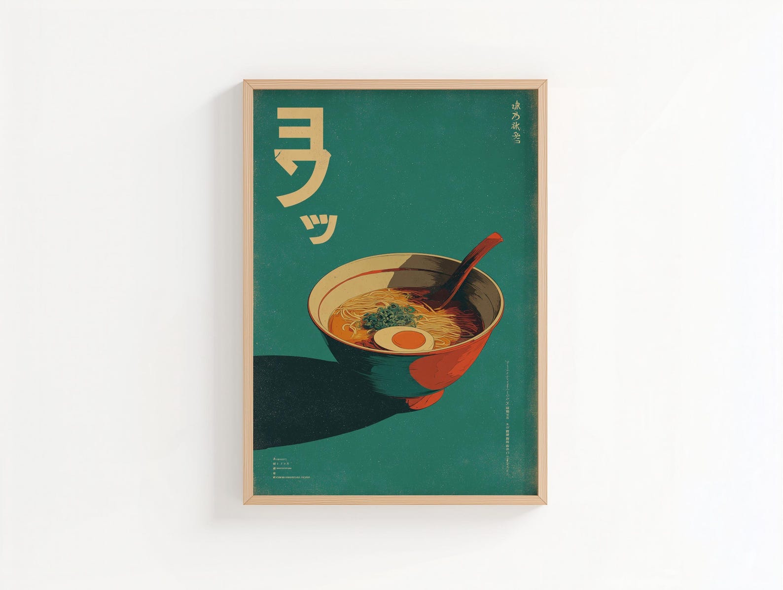 Cetakan Seni Kanvas Ramen Jepa - Home Decor Minimalist Style ulasan dan harga