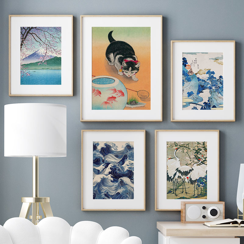Lukisan Kanvas Jepang Katsushi - Home Decor Japandi ulasan dan harga