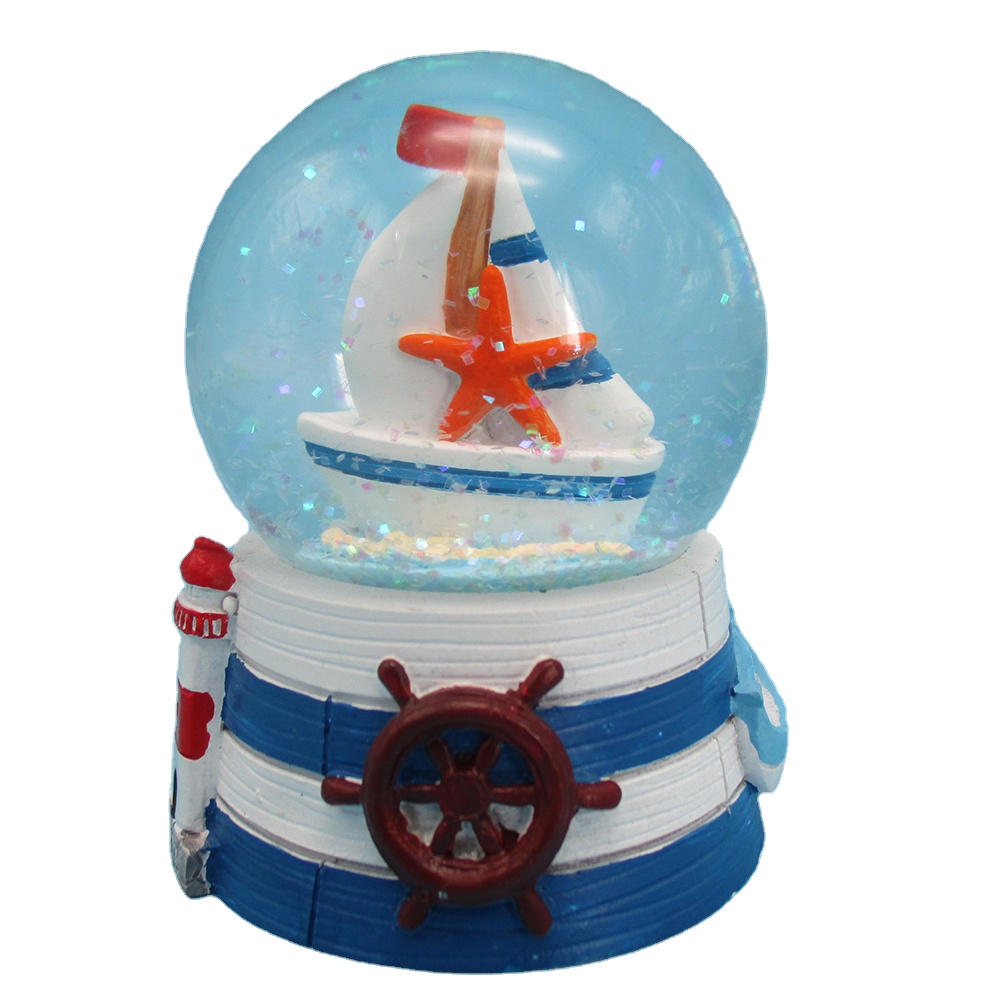 Bola Salju Resin Poli 65 MM Ku - Home Decor Resin ulasan dan harga