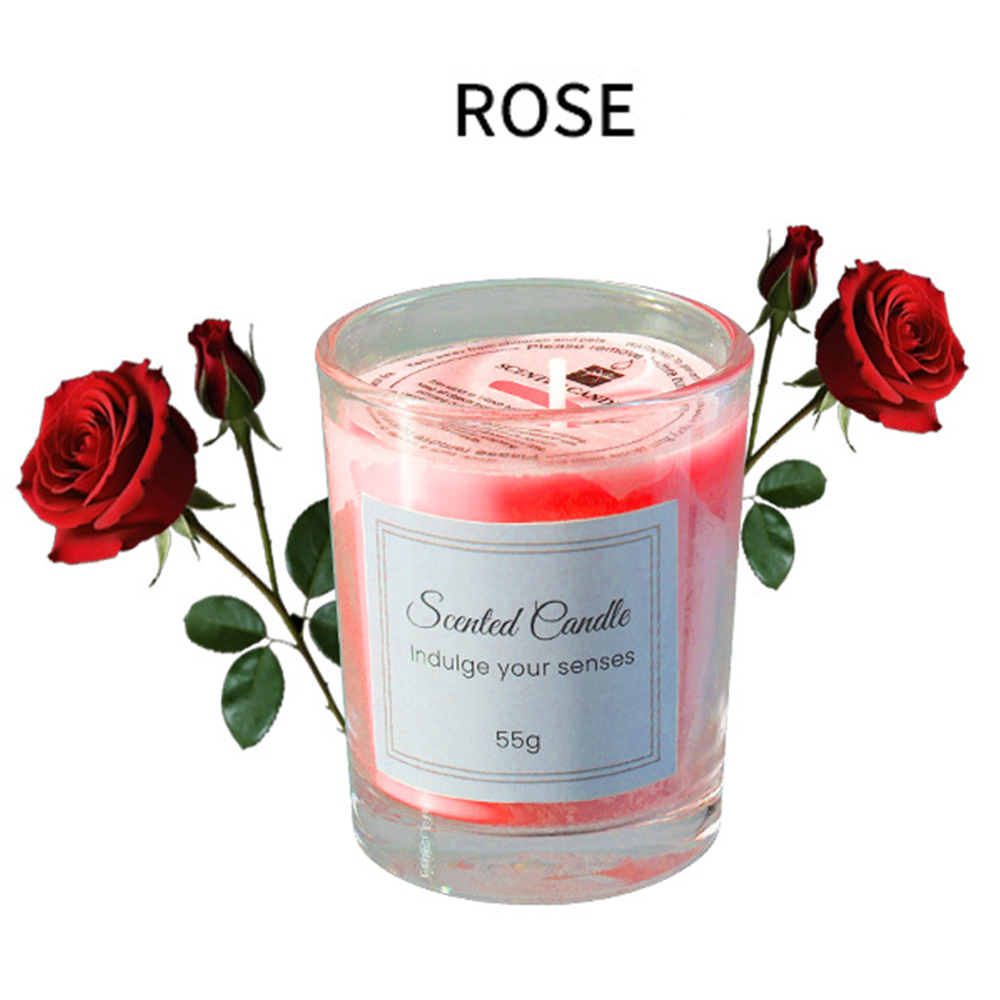 1pcs Kotak Hadiah Lilin Aromat - Home Decor Glass ulasan dan harga