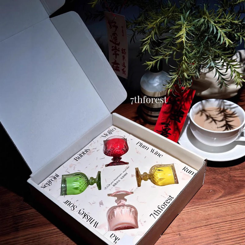 Set Hadiah Lilin Aromaterapi B - Home Decor Glass ulasan dan harga
