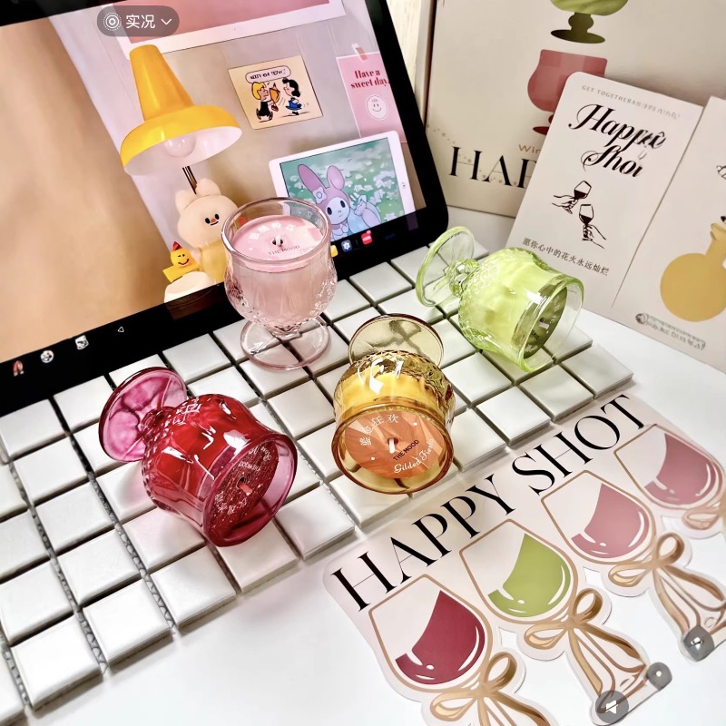Set Hadiah Lilin Aromaterapi B - Home Decor Glass ulasan dan harga