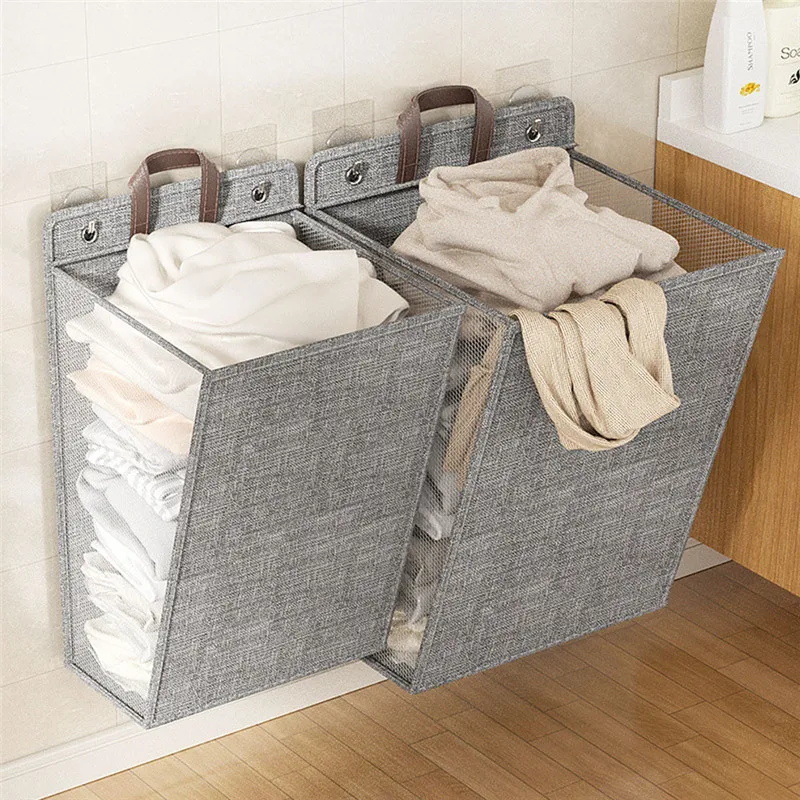 1 Buah Keranjang Cucian Lipat  - Woven Wall Basket ulasan dan harga