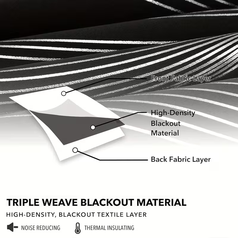 Tirai Blackout Hitam untuk Jen - Blackout Curtains ulasan dan harga