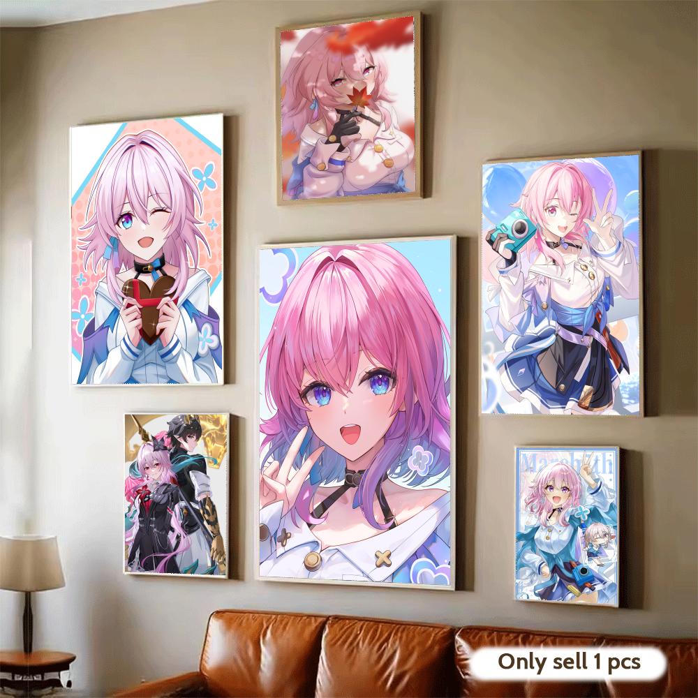 Poster Honkai 7 Maret Stiker D - Home Decor Living Room Ideas ulasan dan harga