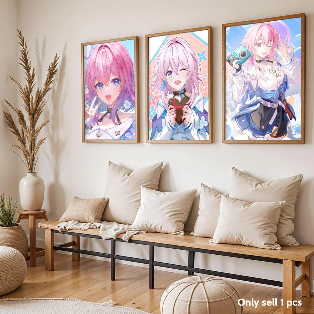 Poster Honkai 7 Maret Stiker D - Home Decor Living Room Ideas ulasan dan harga