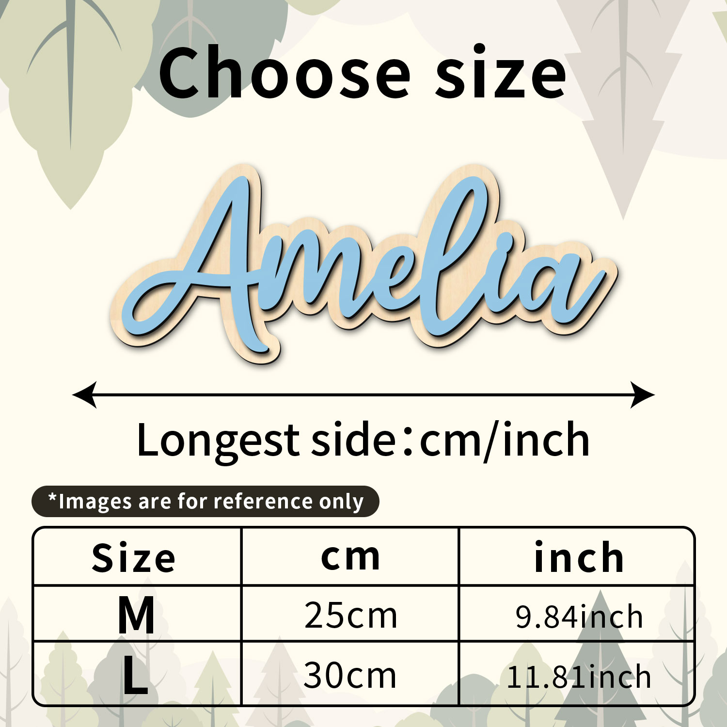 1 Buah Plakat Dekorasi Nama Ka - Home Decor Names ulasan dan harga