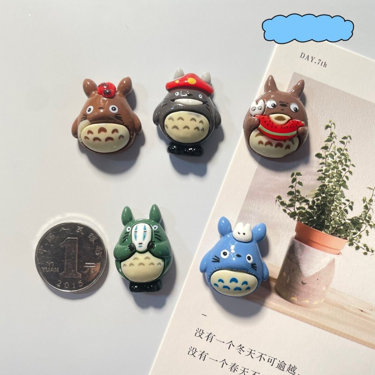 Magnet Kulkas Resin Anime Toto - Home Decor Resin ulasan dan harga