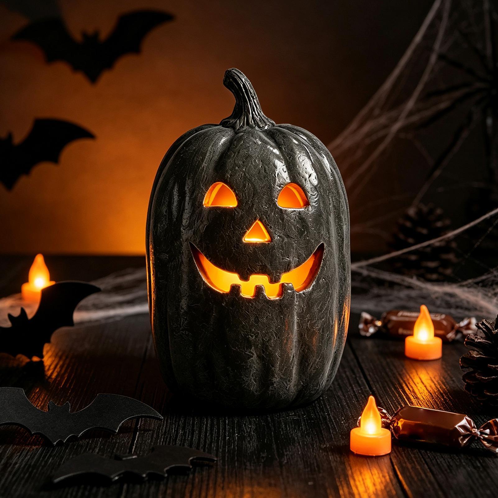 Dekorasi Labu Halloween, Lente - Home Decor Resin ulasan dan harga