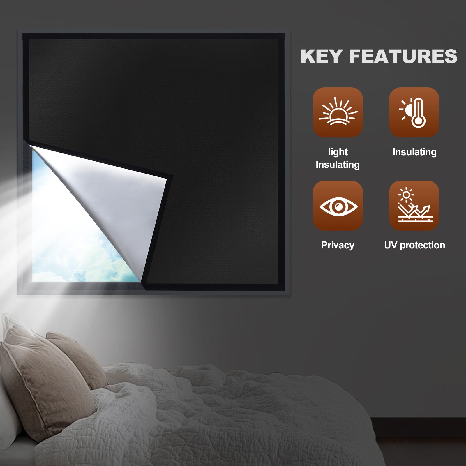 Kain Gorden Blackout 100% DIY  - Blackout Curtains ulasan dan harga